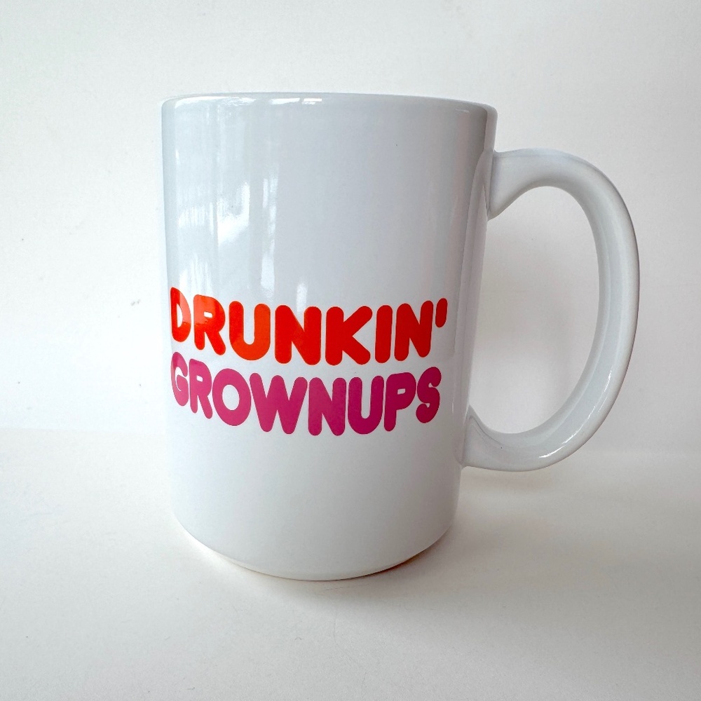 NEW Drunkin' Grownups Mug Adult Party Gag